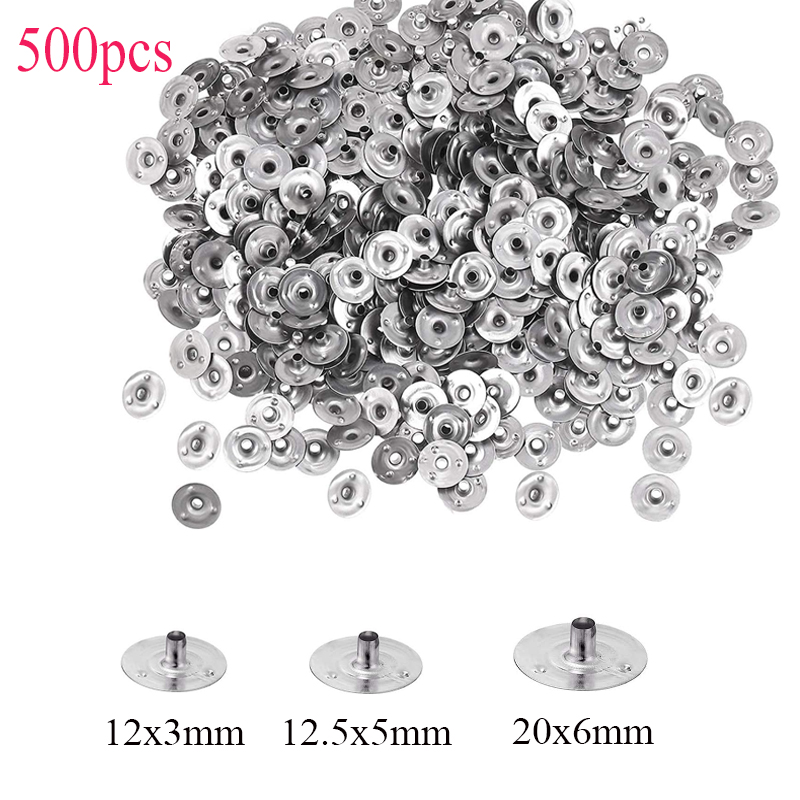 Candle Supplies Wholesale - 500 Stück Kerzendocht Metallhalter Tabs Halter