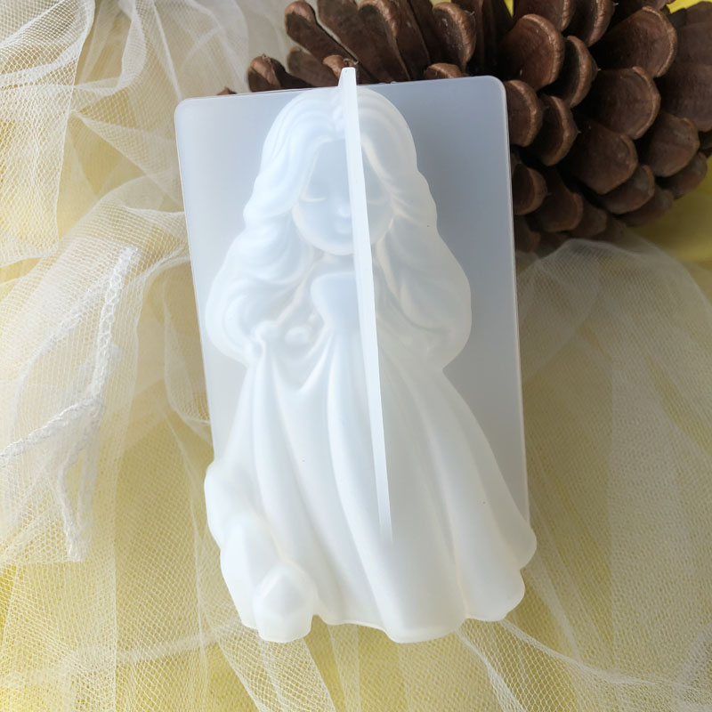 3D süße Prinzessin Silikon Ker – Candle Supplies Wholesale Bewertung und Preis