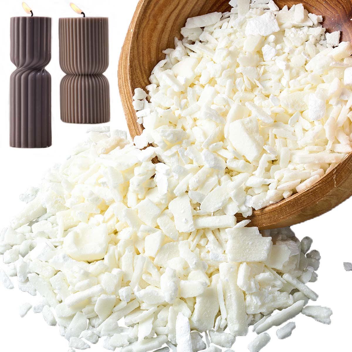 1 Pfund reinweißes Sojawachs f – Candle Supplies Wholesale Bewertung und Preis