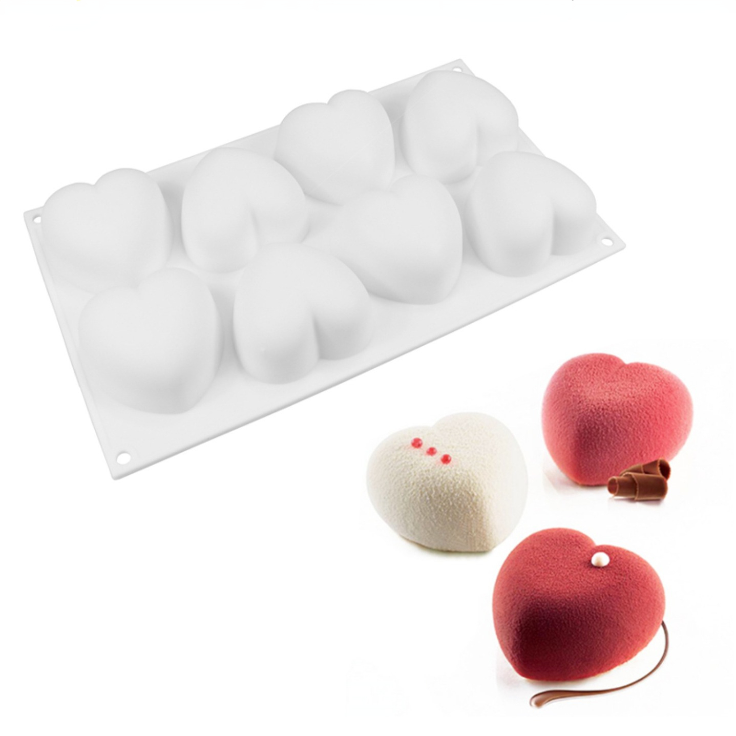 Liebe Herz Silikon Seife Form  – Candle Supplies Wholesale Bewertung und Preis