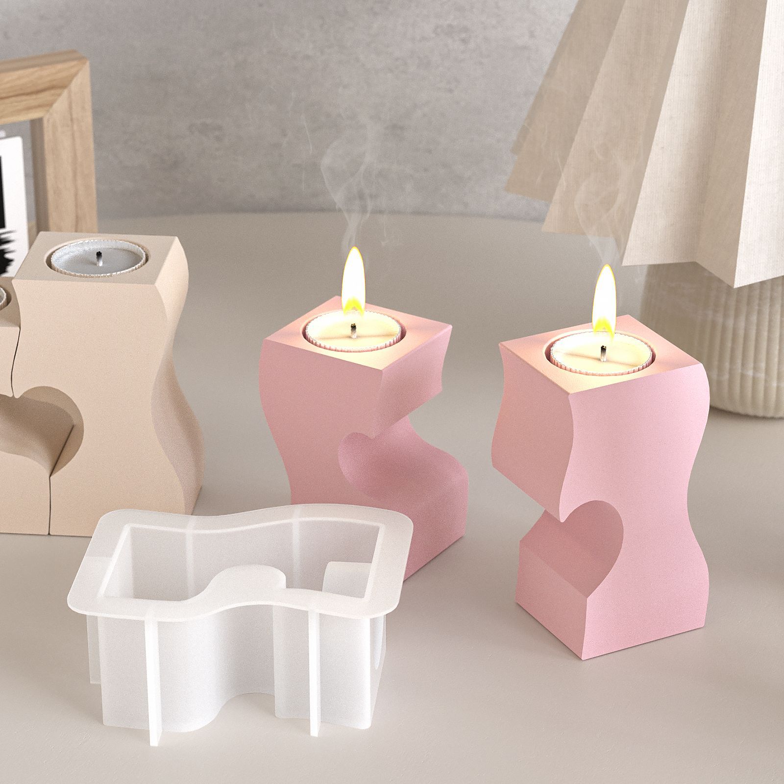 S Herz Kerzenständer Silikon F – Candle Supplies Wholesale Bewertung und Preis