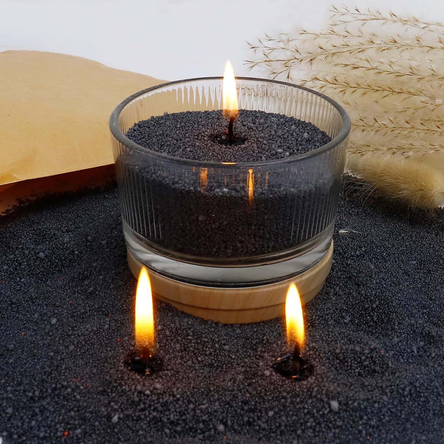 Schwarzer Kerzensand mit Docht – Candle Supplies Wholesale Bewertung und Preis