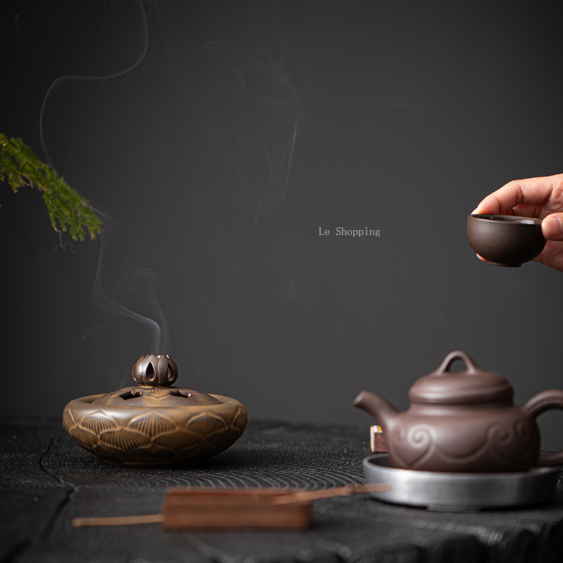 Antike Keramik Lotus Räucherst – Zen Candle Supplies Bewertung und Preis