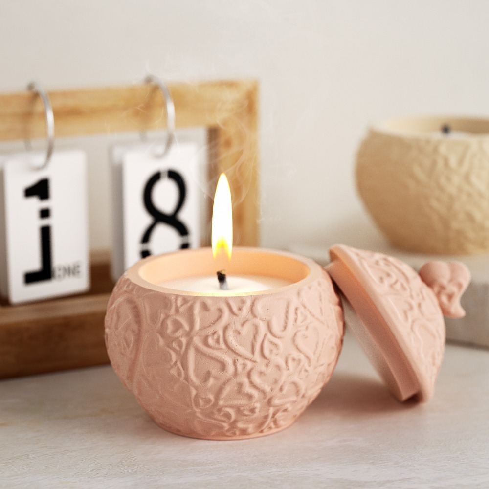 Aufbewahrungsbox mit Blumenprä – Candle Vessel Supplies Bewertung und Preis